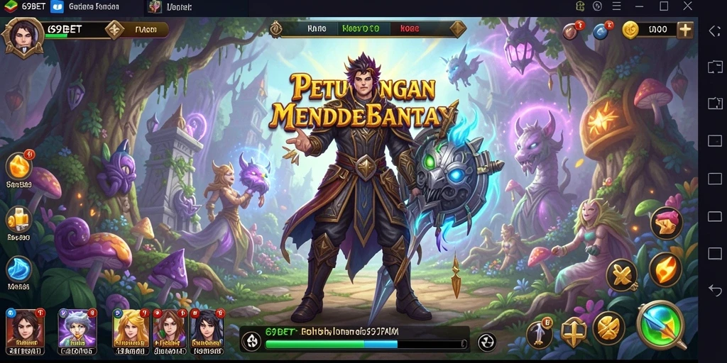 Gameplay 69BET yang mendebarkan dalam dunia fantasi.