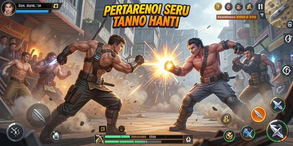 Screenshot gameplay <strong>73K</strong> yang penuh aksi dan ketegangan.
