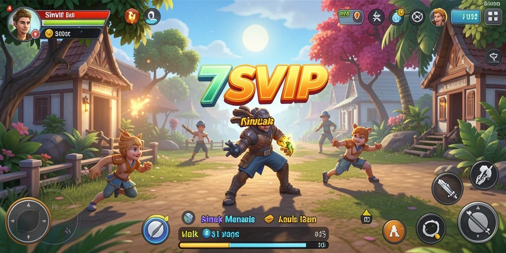 Tampilan screenshot gameplay 7SVIP yang menarik dan realistis.