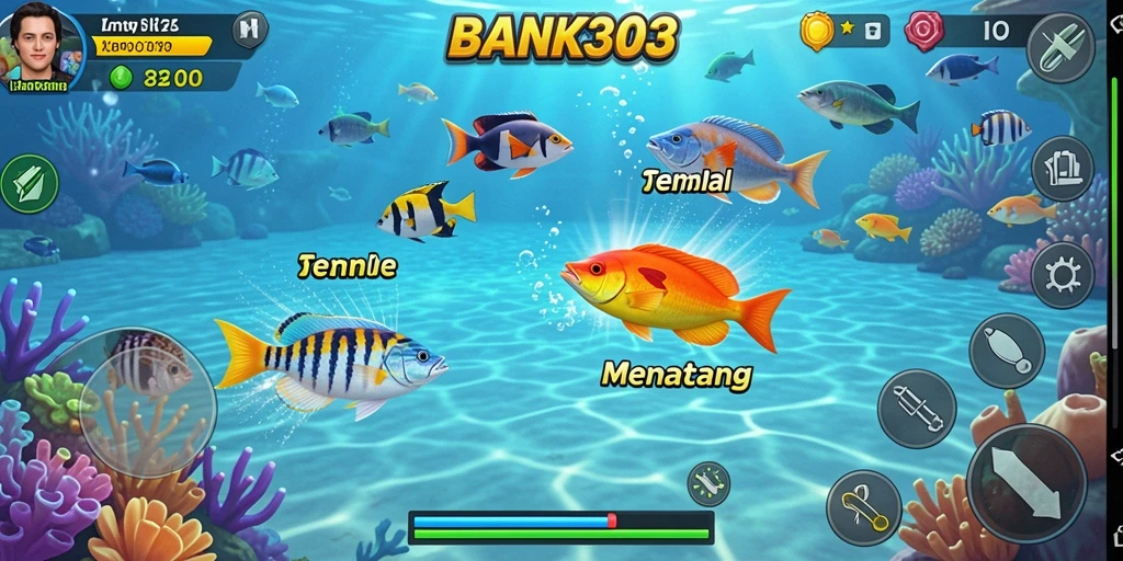 Gameplay seru Tembak Ikan di BANK303.
