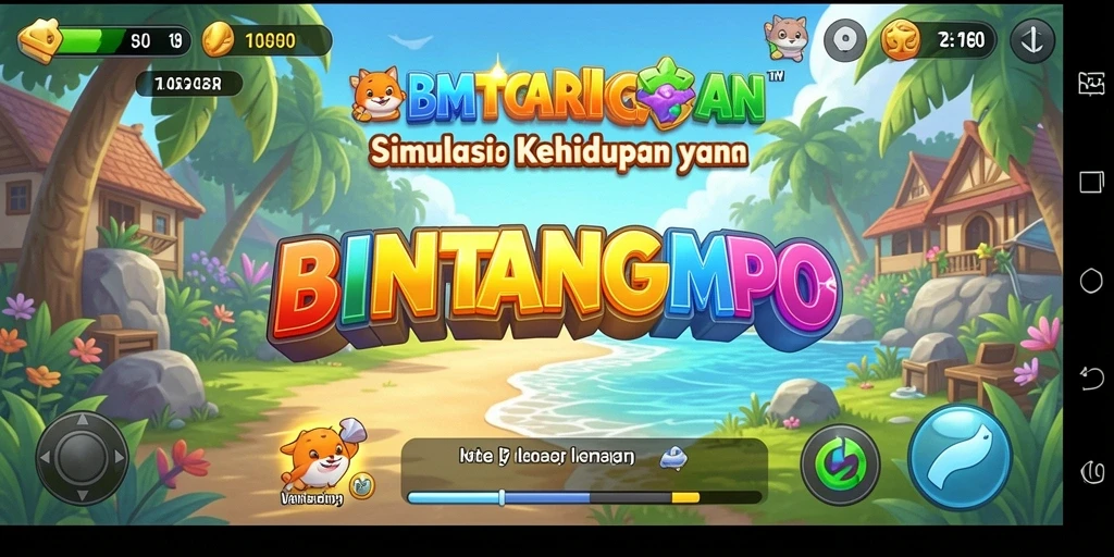 Tampilan gameplay BINTANGMPO yang menarik dan interaktif.
