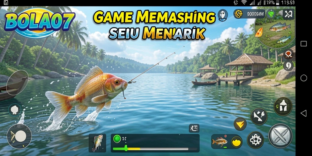 Tangkapan ikan yang megah di dalam game BOLA07.
