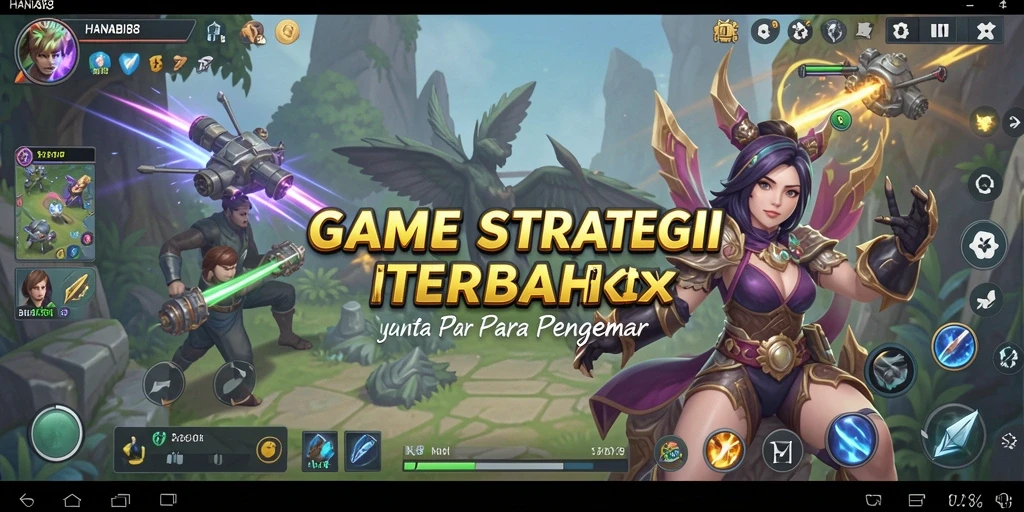 Tampilan gameplay strategis yang menarik di HANABI88.