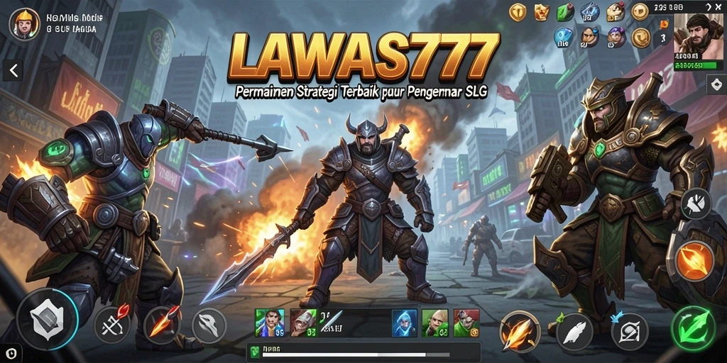 Tampilan gameplay menarik dari LAWAS777 dengan elemen SLG yang mendalam.