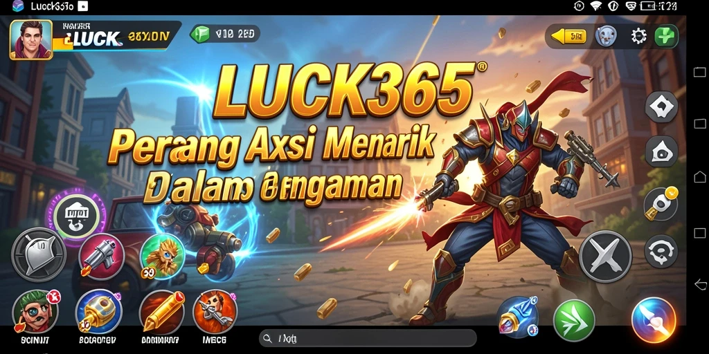 Gameplay intens LUCK365 yang menampilkan aksi FPS yang seru.