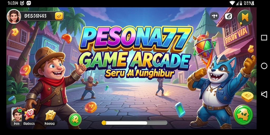 Tangkapan layar gameplay <strong>PESONA77</strong> menunjukkan aksi seru dalam game Arcade.
