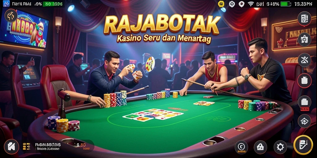 Gameplay RAJABOTAK yang menegangkan dan menyenangkan.