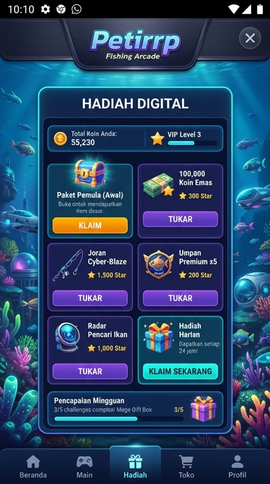 Proses pengunduhan aplikasi di petirrp yang cepat dan mudah.